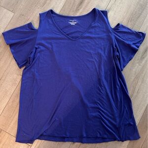 Lane Bryant Vibrant Blue Top